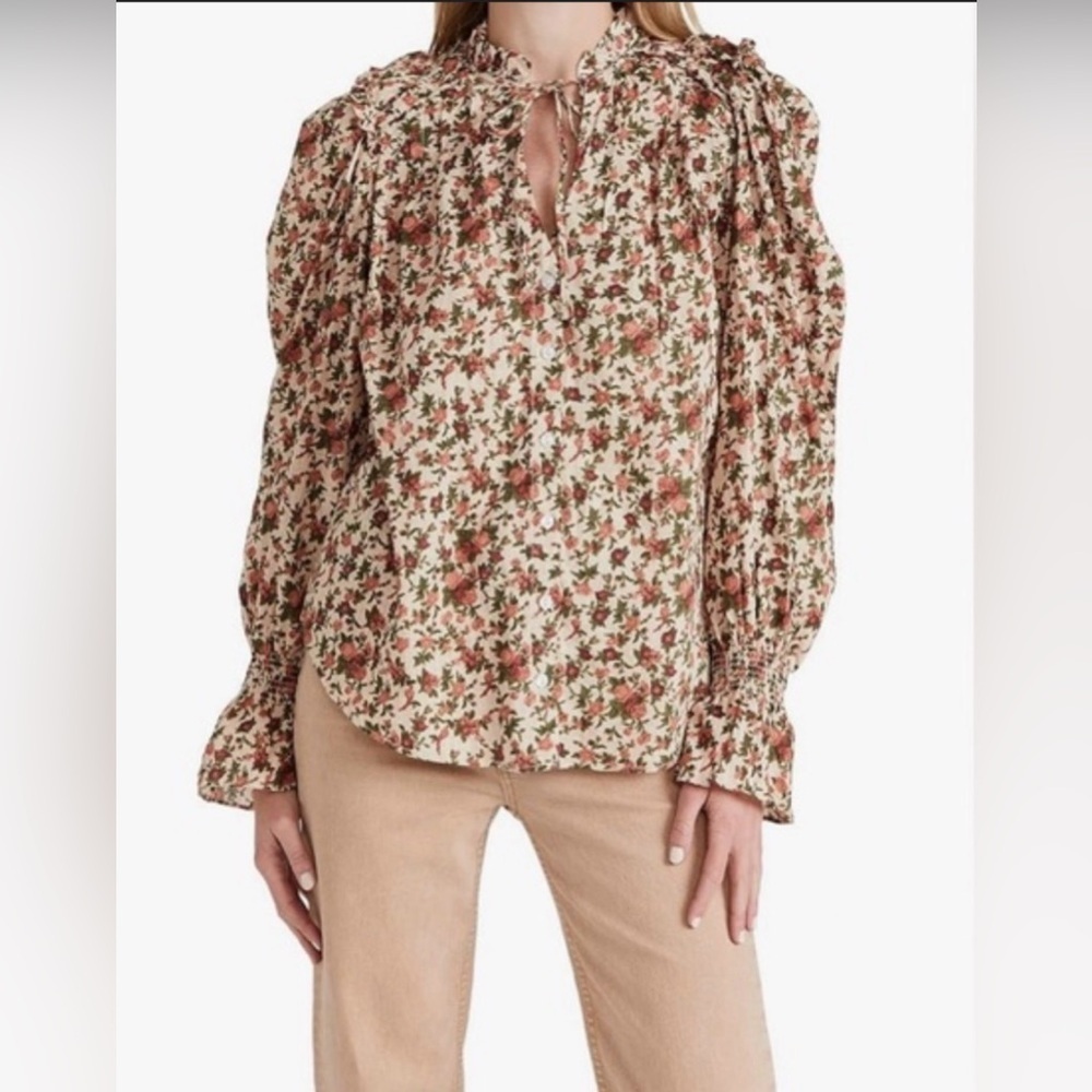 Free People Meant to Be Blouse Medium